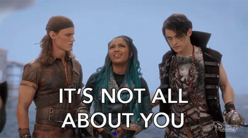 Its Not All About You Ulma GIF - Its Not All About You Ulma Descendants GIFs