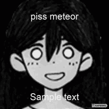 Piss Meteor Sample Text GIF - Piss Meteor Sample Text Omori GIFs
