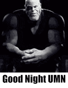 Umn Good Night GIF - Umn Good Night Thanos GIFs
