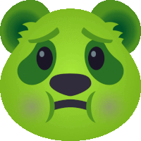 Im Gonna Be Sick Panda Sticker - Im Gonna Be Sick Panda Joypixels Stickers