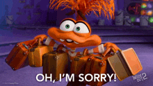 Oh I'M Sorry Anxiety GIF - Oh I'M Sorry Anxiety Inside Out 2 GIFs
