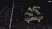 Kick Flip Skateboarding GIF - Kick Flip Skateboarding Michelangelo GIFs