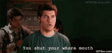 You Shut Your Whore Mouth GIF - Happy Endings Adam Pally Max Blum GIFs
