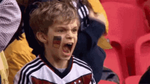 germany german kid fan soccer audience