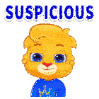 Suspicious Suspect Sticker