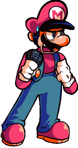 Mario Right Pose Sticker