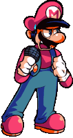 Mario Right Pose Sticker