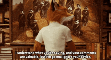 fantastic mr fox advice opinion ignore