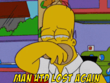 Man Utd Lost Again The Simpsons GIF - Man Utd Lost Again The Simpsons Homer Simpson GIFs