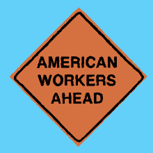 Road Sign Construction GIF - Road Sign Construction American Workers Ahead GIFs