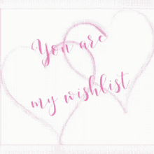 You Are My Wishlist Heart GIF - You Are My Wishlist Heart Love GIFs