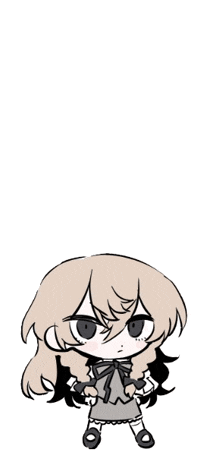 a drawing of a girl with long blonde hair