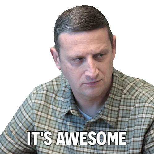 It'S Awesome Tim Robinson Sticker - It'S Awesome Tim Robinson I Think You Should Leave With Tim Robinson Stickers
