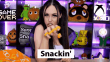 Snackyhan Snacks GIF - Snackyhan Snacks Cheezels GIFs