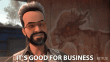 It'S Good For Business Jurassic World Chaos Theory GIF - It'S Good For Business Jurassic World Chaos Theory For The Benefit Of Business GIFs