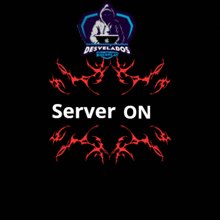 a black background with a logo for desvelados roleplay and the text server on