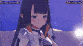 a girl with long black hair is smiling with a sign that says smile for you .