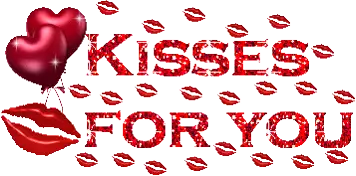 Kiss Valentines Day Sticker - Kiss Valentines Day Love Stickers