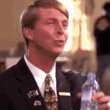 Water Drink GIF - Water Drink Nervous GIFs
