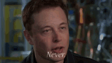 Elon Musk I Never Give Up GIF