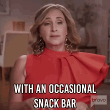 With An Occasional Snack Bar Real Housewives Of New York GIF - With An Occasional Snack Bar Real Housewives Of New York Rhony GIFs