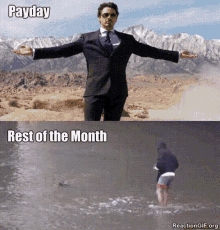 Payday Rest Of The Month GIF - Payday Rest Of The Month Robert Downey Jr GIFs