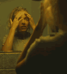 Staring Cleaning GIF - Staring Cleaning Facial Cleaning GIFs