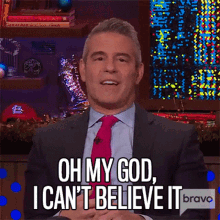 Oh My God I Cant Believe It Andy Cohen GIF