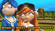 Smg4 Meggy GIF - Smg4 Meggy I Guess Problem Solved GIFs