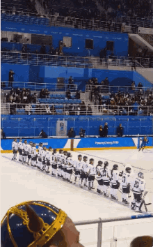 하키 줄서리 라인업 국대 국가대표 GIF - Hockey Line Up GIFs