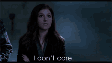 This Is To All People On Facebook Who Write Things Like I’m On The Toilet GIF - Pitch Perfect Anna Kendrick Idc GIFs