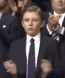 Barron GIF - Barron Trump Clap Clapping GIFs