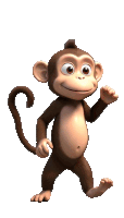 Monkey Dance Sticker