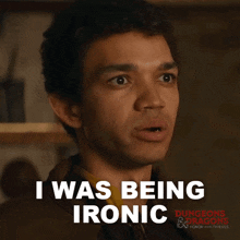 I Was Being Ironic Simon GIF - I Was Being Ironic Simon Dungeons And Dragons Honor Among Thieves GIFs
