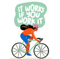 It Works If You Work It Mental Health Action Day Sticker - It Works If You Work It Mental Health Action Day Patience Stickers