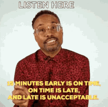 Billy Porter 15minutes Early GIF - Billy Porter 15minutes Early On Time Is Late GIFs