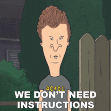 We Don'T Need Instructions Butt-head GIF - We Don'T Need Instructions Butt-head Mike Judge'S Beavis And Butt-head GIFs