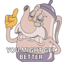 you might get better elder kettle the cuphead show you might improve you might upgrade your skill