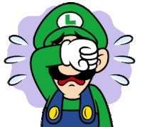 Super Mario Luigi Sticker
