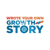 a logo for write your own growth story
