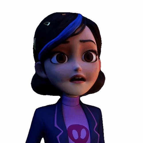 Shocked Claire Nuñez Sticker - Shocked Claire nuñez Trollhunters tales