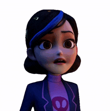 shocked claire nu%C3%B1ez trollhunters tales of arcadia surprised face wow