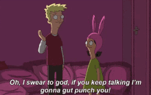 louise belcher im gonna punch you bobs burgers
