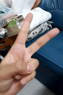 Excited Peace GIF - Excited Peace Two GIFs