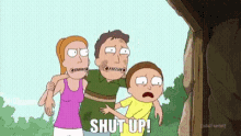 Quiet Rick And Morty GIF - Quiet Rick And Morty Shut Up GIFs
