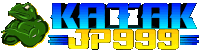 a logo for kazak ip999 has a frog on it