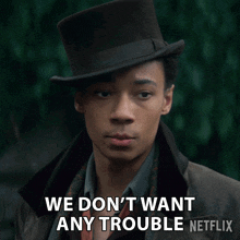 We Dont Want Any Trouble Jesper Fahey GIF - We Dont Want Any Trouble Jesper Fahey Shadow And Bone GIFs