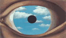 Rene Magritte Art GIF - Rene Magritte Art Eye GIFs