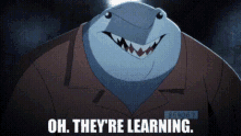 King Shark Oh Theyre Learning GIF - King Shark Oh Theyre Learning They Are Learning GIFs