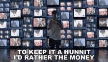To Keep It A Hunnit Id Rather The Money Artist Julius Dubose GIF - To Keep It A Hunnit Id Rather The Money Artist Julius Dubose A Boogie Wit Da Hoodie GIFs